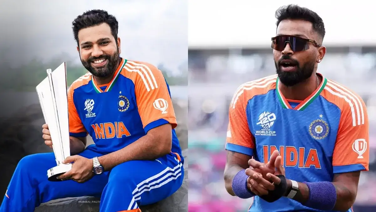 Hardik Pandya and Rohit Sharma